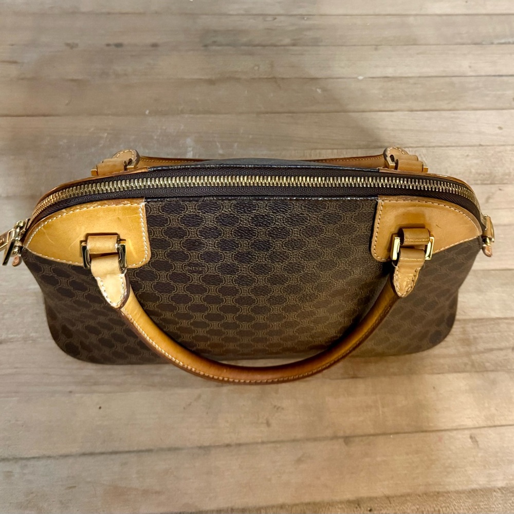 Celine Brown and Tan Handbag - Picture 6 of 15